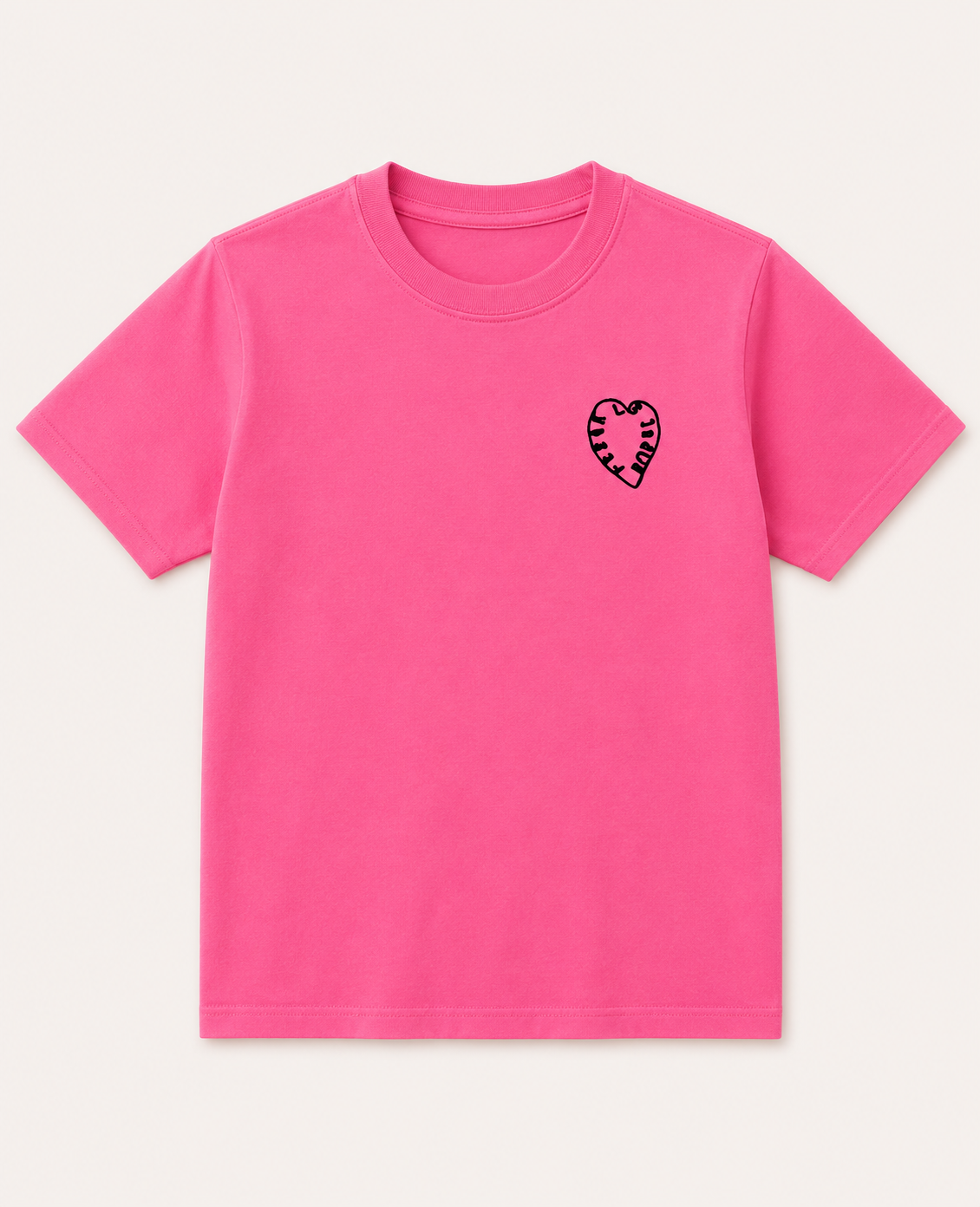 The Zoey Project Youth Tee - Bright Pink