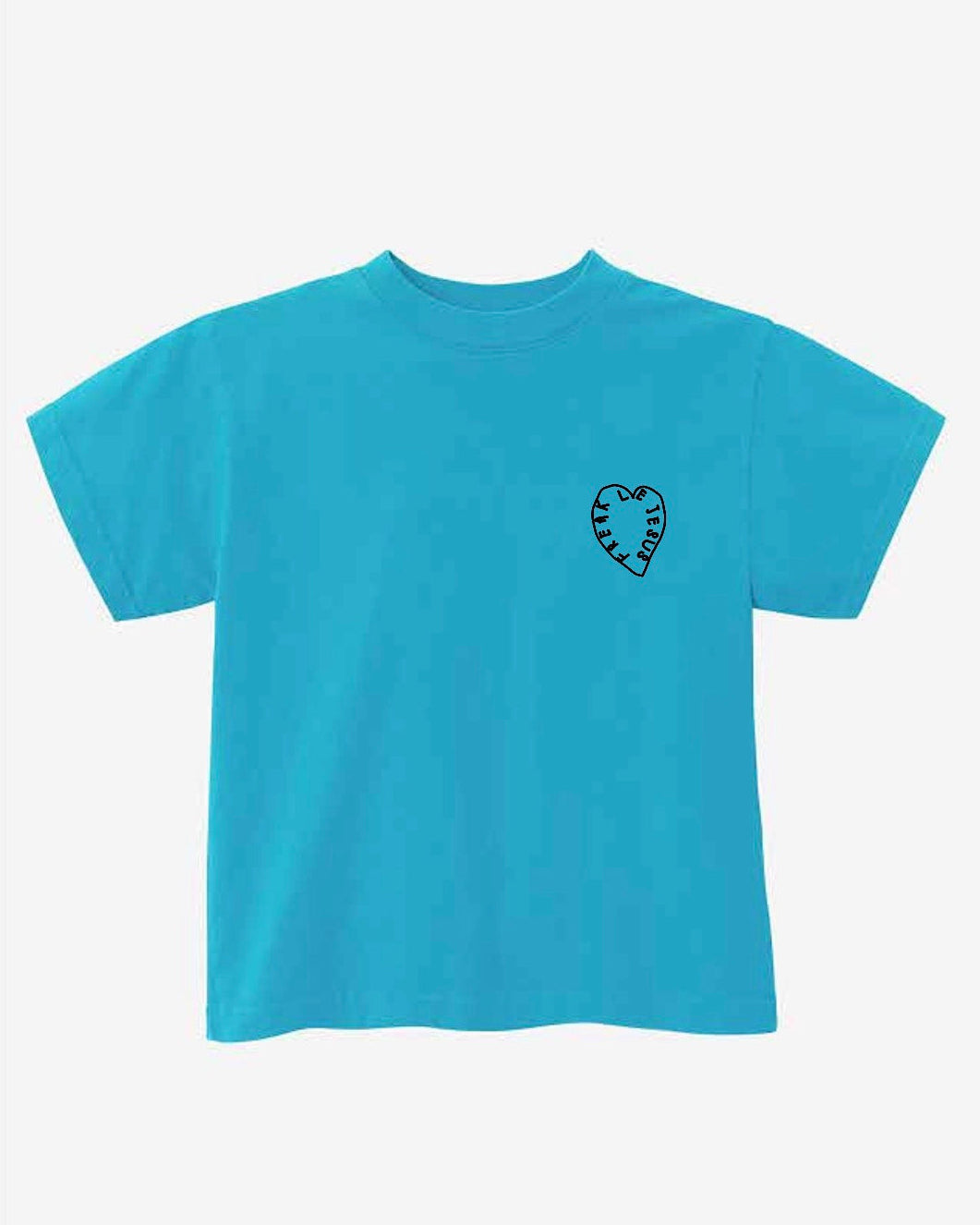 The Zoey Project Kids Tee in Caribbean Blue