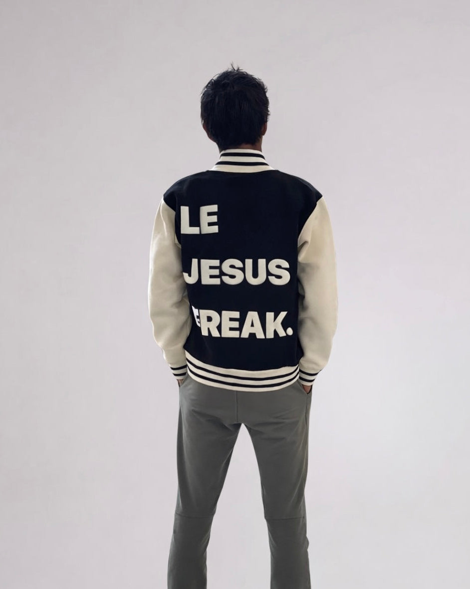 The Varsity Bomber | Le Jesus Freak.