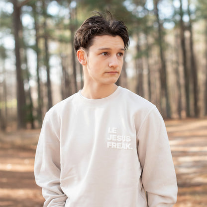 The Statement Crew Sweatshirt — Ivory