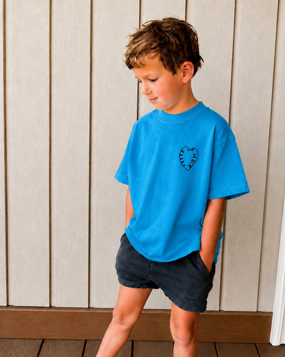 The Zoey Project Youth Tee - Carib Blue