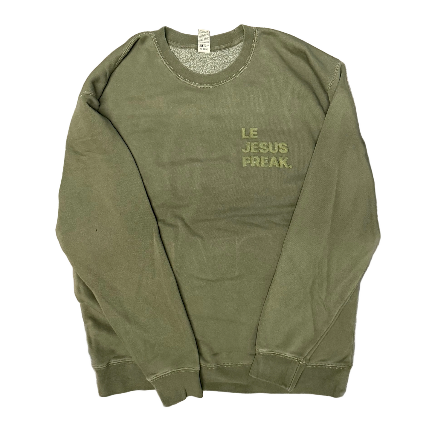 The Statement Crew Sweatshirt — Heritage Olive