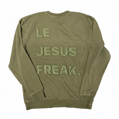 The Statement Crew Sweatshirt — Heritage Olive