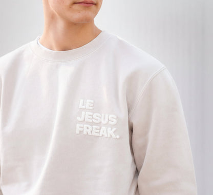 The Statement Crew Sweatshirt — Ivory