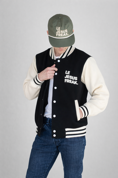 The Le Jesus Freak Varsity Bomber