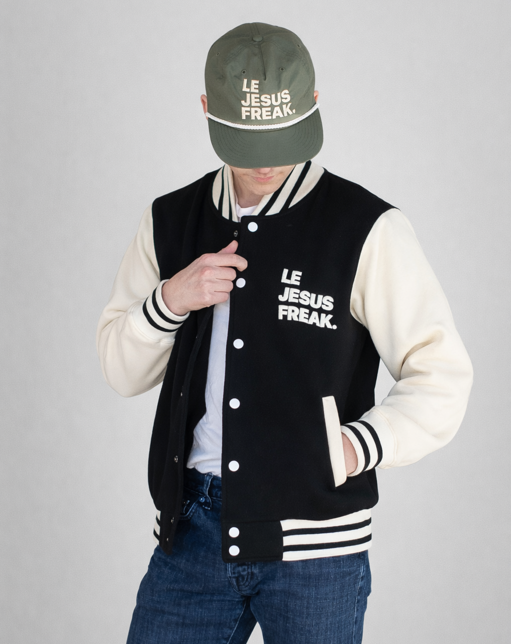The Varsity Bomber | Le Jesus Freak.