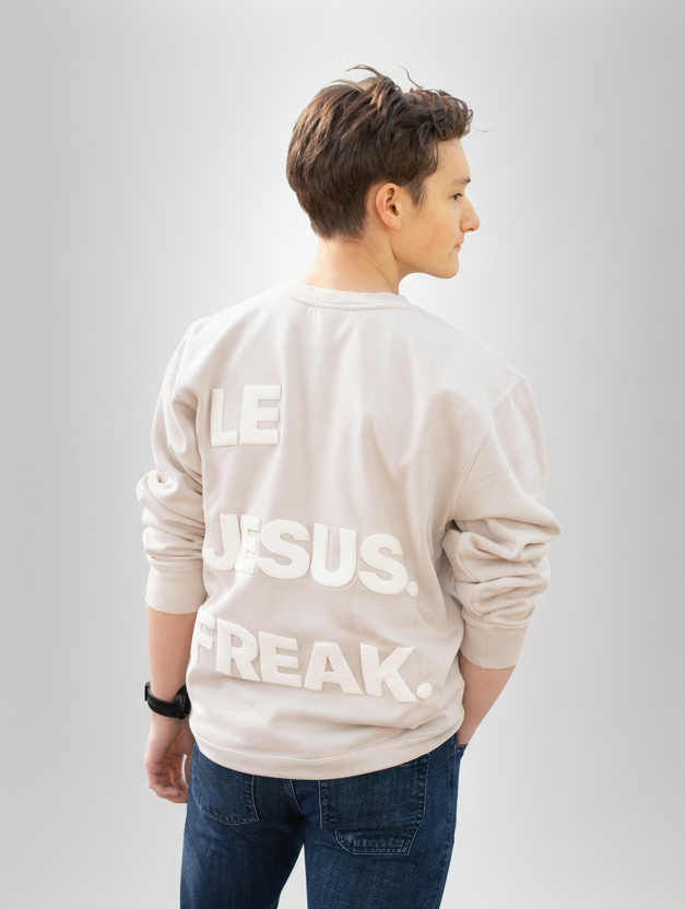 The Statement Crew Sweatshirt — Ivory