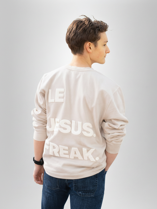 The Statement Crew Sweatshirt — Ivory