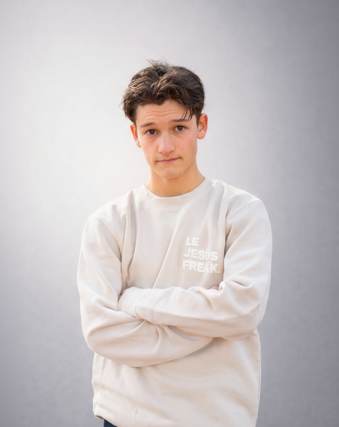 The Statement Crew Sweatshirt — Ivory