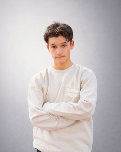 The Statement Crew Sweatshirt — Ivory