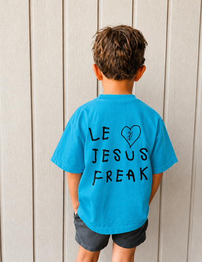 The Zoey Project Kids Tee in Caribbean Blue