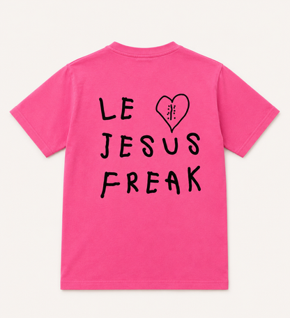 The Zoey Project Youth Tee in Neon Pink